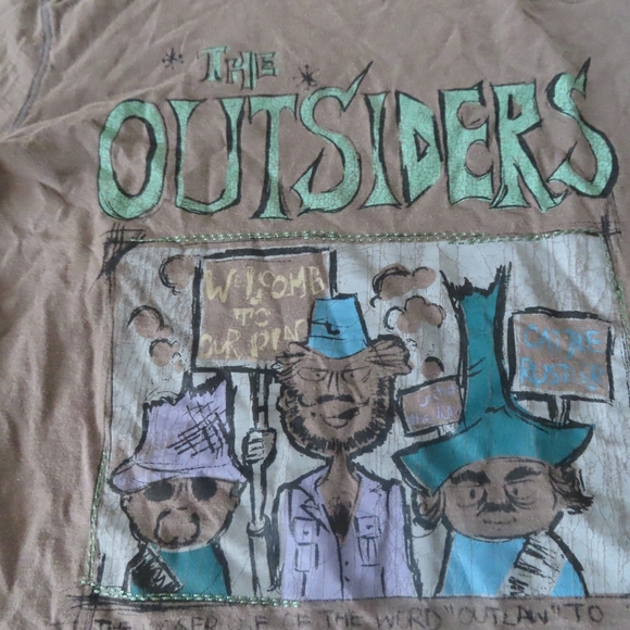 rare levis red tab tshirt the outsiders wildwest L grey - Picture 3 of 6